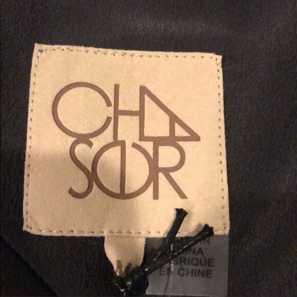 Chaser Dark Gray Silk Camisole Open Back Tank Top - Picture 6 of 6